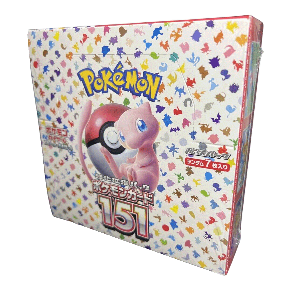 Pokemon 151 Japanese Booster Box Pokemon 151 Japanese Booster Box