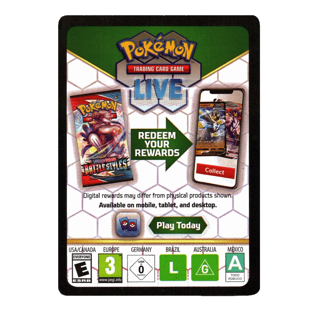 Pokemon Surging Sparks digital code Leo's Poké Vault