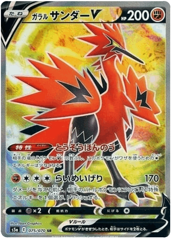 Galarian Zapdos V #75/070 Leo's Poké Vault